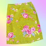 Jones New York Vintage 90’s Stretch Pink & Green Floral Pencil Skirt Size 8 Photo 2