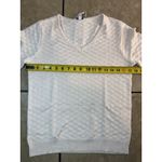 Ella Moss  Women's Elbow Sleeve Shirt/Sweater Lightweight, Size-Small, Cream New Photo 10