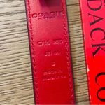 Coach NWOT WOMEN RED HORSE & CARRIAGE SIGNATURE C BUCKLE BELT 25 MM Size S Photo 3