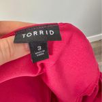 Torrid Midi Poplin Sheer Waist Dress in Cherries Jubilee Photo 7