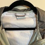 Columbia  Jacket Spring Hood Lightweight Windbreaker Rain Gray Sage Green Medium Photo 2