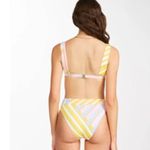 Billabong MULTI Break Of Dawn Tank Pastel Striped Bikini Top Size M NWT Photo 3