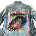 Via Penny Lane Reworked Apparel | Journey Custom Chambray Button Up Shirt Blue Size M Photo 2