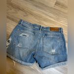 All Saints Distressed Rip Shorts Fit Photo 3