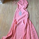 Meshki  SOLEIL KNIT & MESH HALTER MAXI DRESS Photo 5