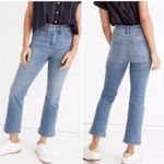 Madewell Cali Demi-Boot Jeans in Dorrance Wash Tencel Denim Size 32 Photo 1