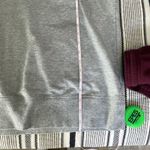 Michael Kors Gray Silver Logo Sweatshirt Dress size Medium Hoodie Athleisure Y2K Photo 6