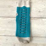 Converse  Crew Socks Shoe Print Blue White OS Women’s Mens Accessories Photo 1