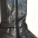 Marc Fisher Audrey Leather Riding Boots Black Cognac 9 Photo 6