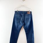 Mavi Jeans Zach Mid Rise Slim Fit Denim Straight Leg Jeans Deep Brushed 33 / 16 Blue Photo 7