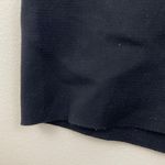 ZARA Black Knit Stretch Silver O-Ring Front Zipper Fitted Pencil Skirt NEW Photo 4