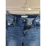 Vervet Womens High Rise Floral Panel Flare Jeans Medium sz 30 Boho Western Photo 4