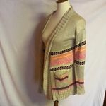 Francesca’s collections tan n neon tribal cardigan Photo 7