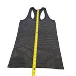 Lululemon  Women’s 4 Swiftly Tech‎ Racerback Tank Top Gray Black Stripe Athletic Photo 4