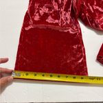 Fabletics Go-To Crushed Velour Wide Leg Pant Women's Size Medium Strawberry Red Photo 7