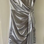 DO+BE Strapless Silver Dress Photo 0