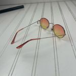 Oval Gradient Sunglasses Pink Yellow Retro Y2K Orange Photo 2
