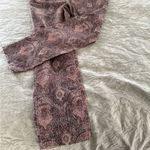 Free People  tan paisley print corduroy jean pants Photo 6