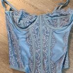 Urban Outfitters  Top Corset Out From Under Blue Photo 0