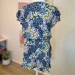 Loft  Short Sleeve Floral Print Tie-Waist Romper in Navy Blue Size S EUC! Photo 4