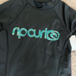 Rip Curl Black long sleeve rash guard never word with label Photo 1