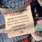 Love j  Blue Floral Dress WRAP SZ-1X Photo 13