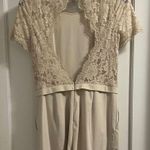 BCBGMAXAZRIA BCBG lace back romper Photo 5