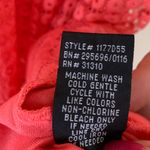 A Byer A. Byer Coral Crochet Overlay Mini Dress Photo 5