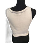 Hollister Cotton Crop Sweater Vest Mushrooms CUTE Size Small S Photo 1