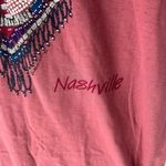 Diamond Dust Womens Tops Size L Nashville Graphic Tee Pink Size L Photo 6