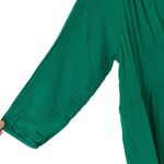 Michael Stars Sona Dress Kelly Green NWTs Gauzy Long Sleeve size XS Double Cloth Photo 6