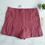 Iris  Mauve Pink Mini Skort Size Medium NEW NWT Photo 0
