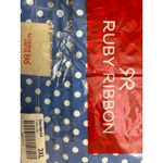 Brand New Ruby Ribbon Women's Size 3XL Riviera Swim Briefs Bottoms Blue White Photo 2