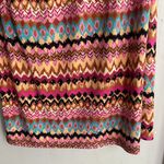 BODEN Side Split Jersey Midi Skirt Multi Textured Ikat Pink Size 8 Photo 9