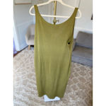 Old Navy Forever 21 Maxi Dress Olive Green Button Front Ribbed 4X Photoshoot Autumn Class Photo 2