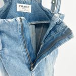 frame denim FRAME Womens Skyline Mix Denim Le Overalls Suspender Raw Hem Jeans Size 25 Photo 8