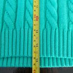 Streetwear Society  Teal Cable Knit Sweater Vest size XS Photo 6