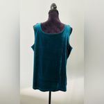 Susan Graver Velvet tank top💚NICE COLOR💚 Photo 2