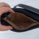 CRAZY HORSE x Liz Claiborne Fleur-de-lis Shoulder Bag- Black and Multicolored Photo 3