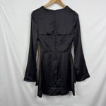 Princess Polly  Gael Long Sleeve Mini Dress Black Corset Fit Flare NWT Photo 7