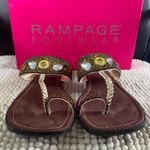 Rampage Asia Sandals Brown Bronze Size 8.5 Photo 1