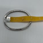 Swavorski Swarovski Silver Tone Metal with Crystals Bezels Oval Bracelet Photo 6