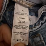 Garage Jambe Large Wide Leg Distressed Light Wash Jeans Size 5/27 Photo 4