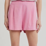 Madewell NWT  Solid Linen Blend Shorts XX-Large, RETRO PINK Photo 0