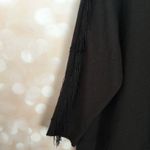 Levi's Levi’s NWOT Black Sweatshirt with Fringe Sleeves Photo 3