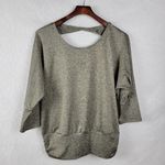 Fortune + Ivy Womens Top Size M Heather Gray Stitch Fix Cinched Long Sleeve Photo 11