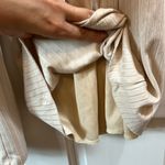 Lulus  Creme Ribbed Wide Leg Casual Pull On Elastic Waist Pants - Size Small Photo 3