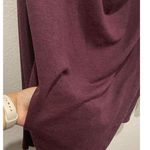 Athleta Purana Wrap Burgundy Sweatshirt Photo 5