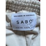 SABO Cream Waffle Knit High Waisted Shorts Women’s Size 2 Photo 6