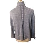 Peter Nygard  Silver Sparkle Metallic Open Cardigan Size XL Photo 5